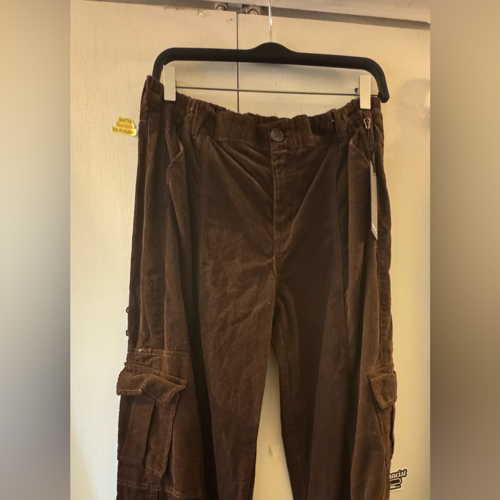 Forever 21 Brown Corduroy Pants Relaxed Fit